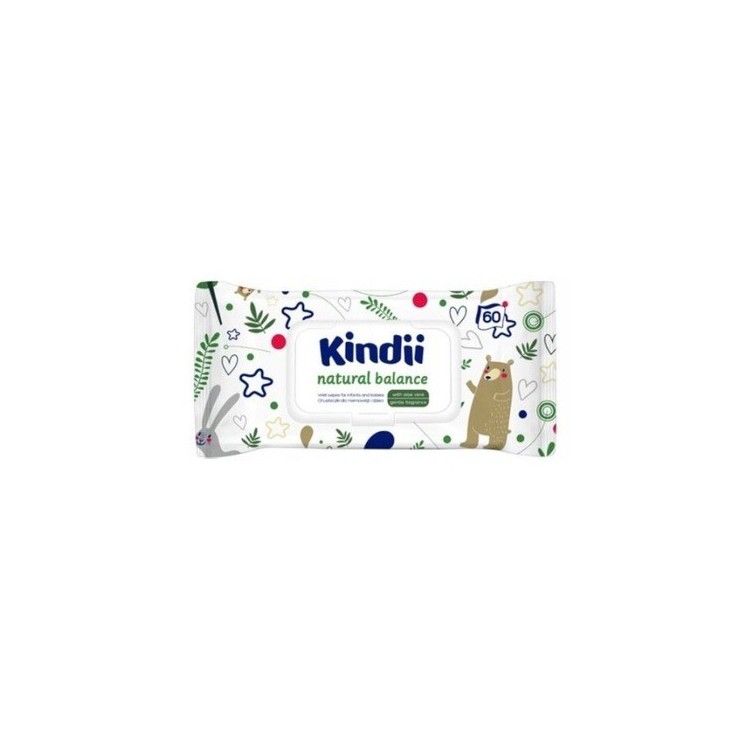 Cleanic Kindi Wet wipes for babies Natural Balance 60 pieces
