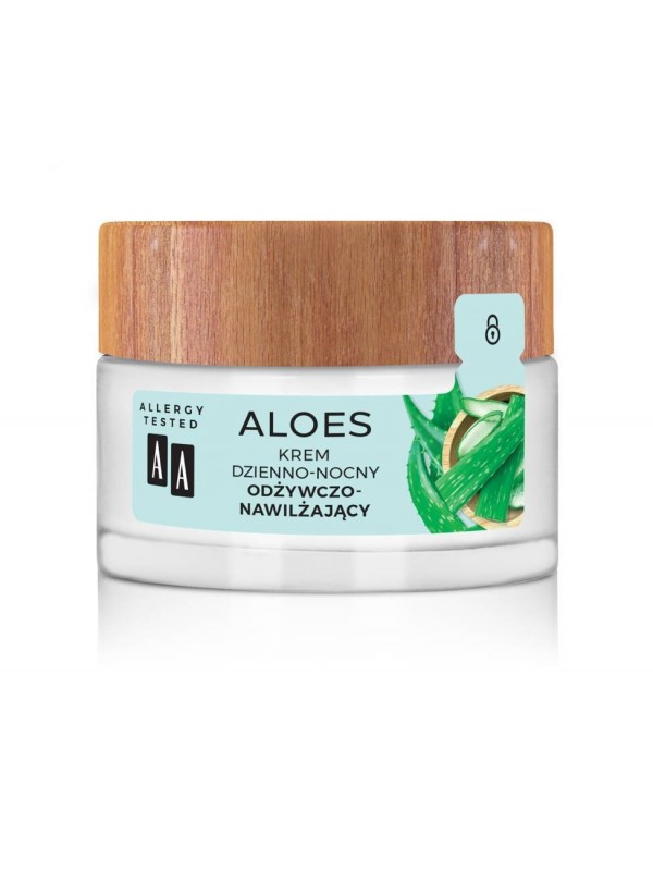 AA Aloes 100% aloe vera extract Krem do twarzy dzienno-nocny odżywczo-nawilżający 50 ml