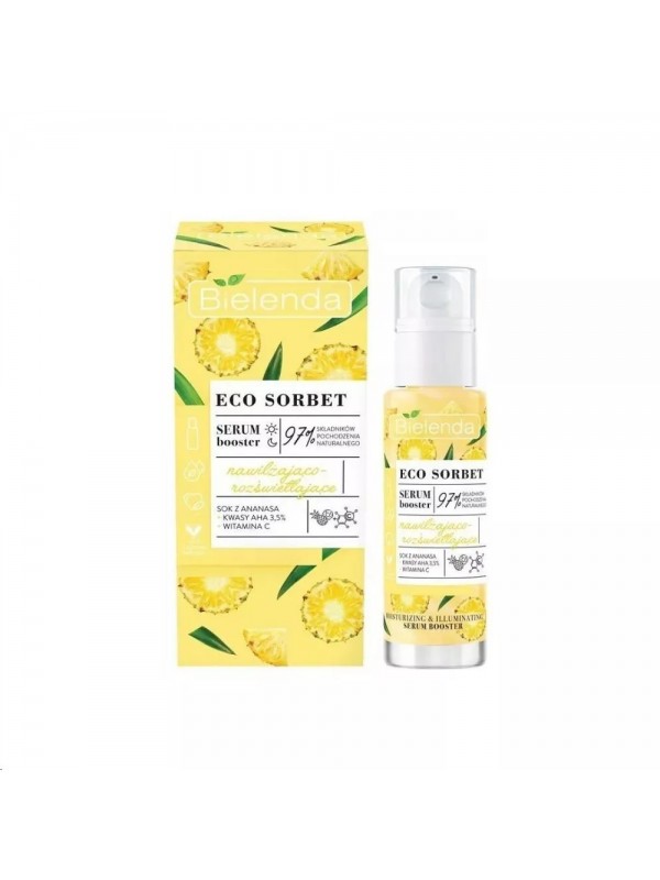 Bielenda ECO SORBET Serum-booster do twarzy nawilżająco-rozświetlający Ananas 30 ml (31-01-2025)