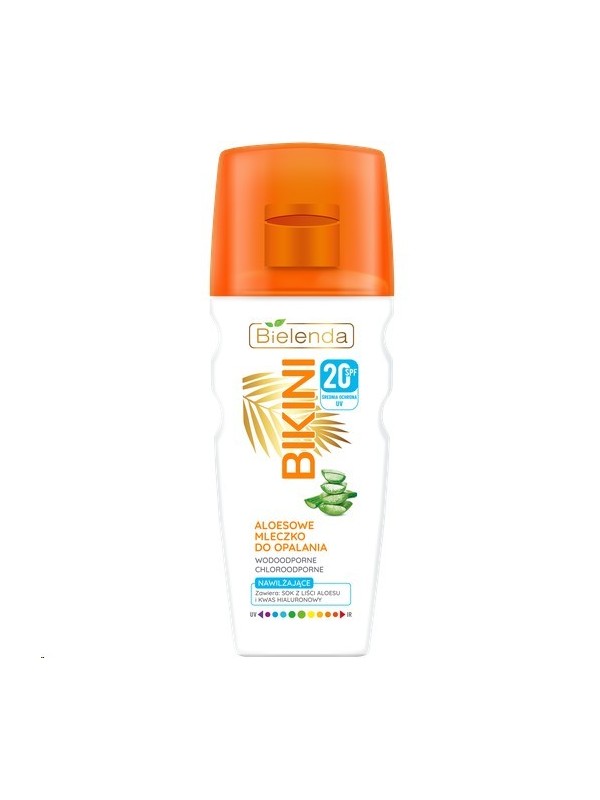 Bielenda Bikini Aloesowe Mleczko do opalania SPF20 200 ml