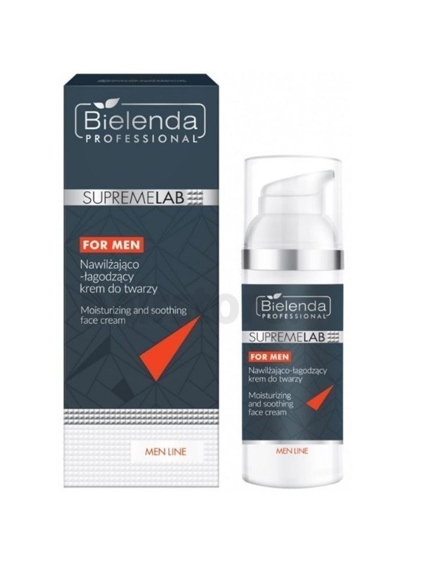 Bielenda Professional SUPREMELAB Men Line Krem do twarzy nawilżająco-łagodzący 50 ml