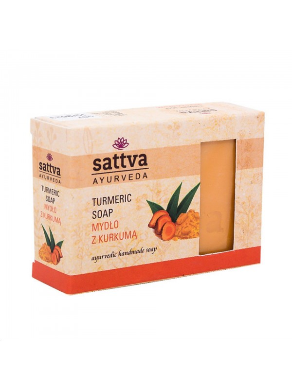 Sattva Ayurveda Mydło z Kurkumą 125 g