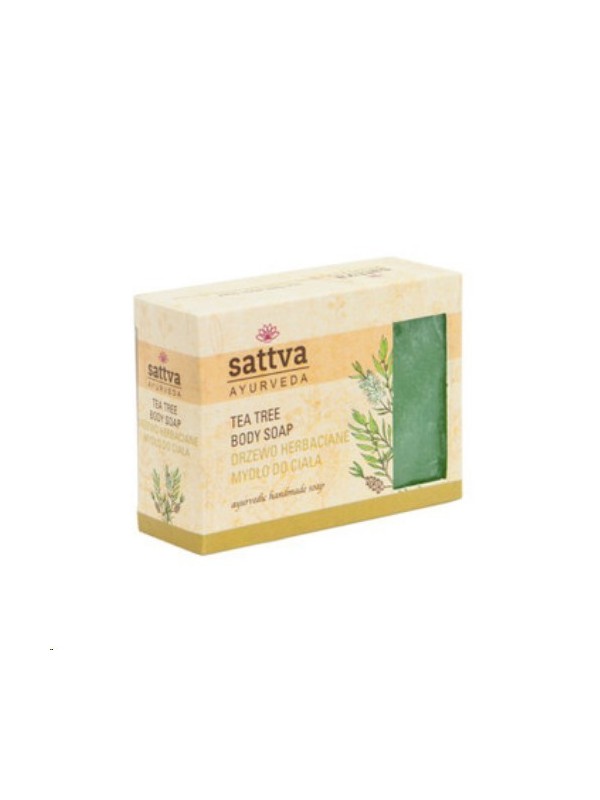 Sattva Ayurveda Mydło do ciała Drzewo Herbaciane 125 g