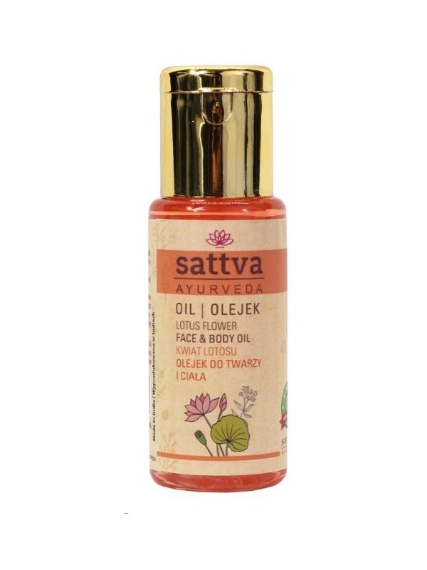 Sattva Ayurveda Olejek do twarzy i ciała Kwiat Lotosu 50 ml