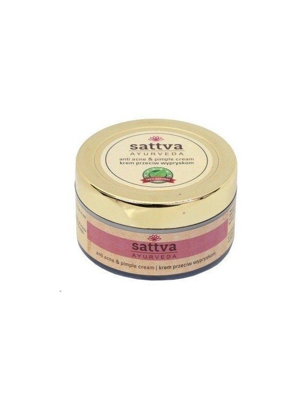 Sattva Ayurveda Ziołowy Krem do twarzy przeciw wypryskom 50 g