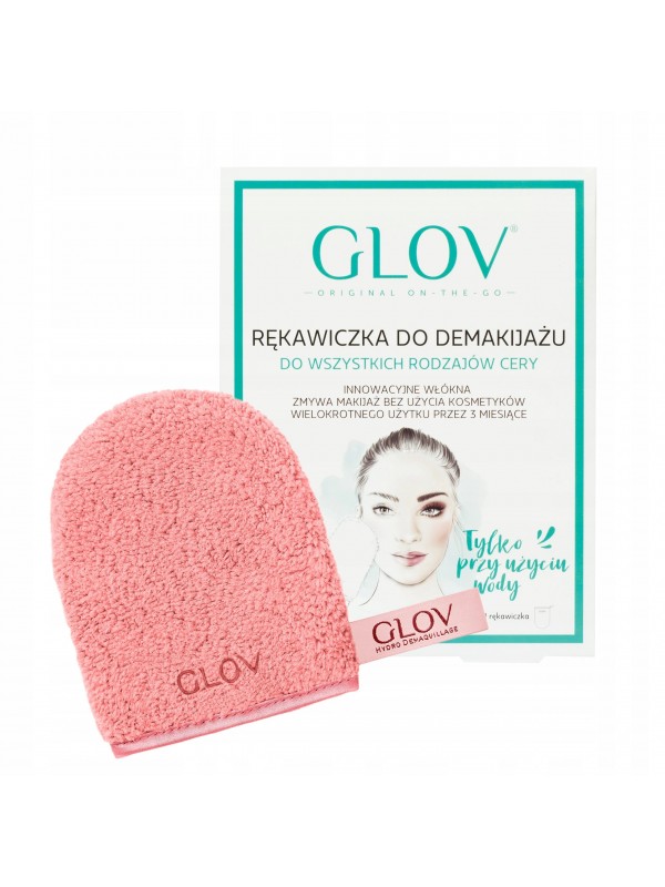 GLOV on-the-go Rękawica do demakijażu Cheeky Peach 1 sztuka