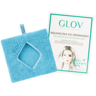 Рукавичка для зняття макіяжу GLOV Comfort Bouncy Blue 1 шт