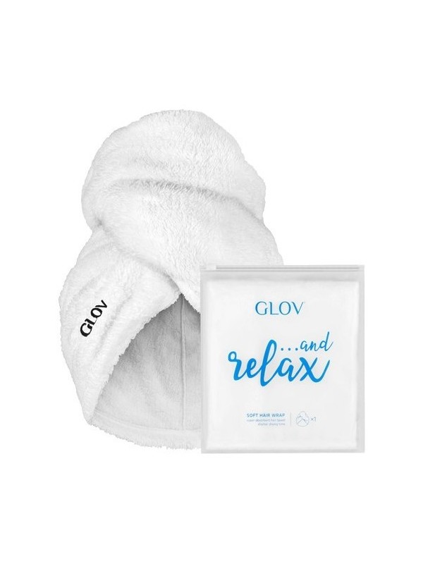 GLOV Hair Wrap Turban do włosów biały 1 sztuka