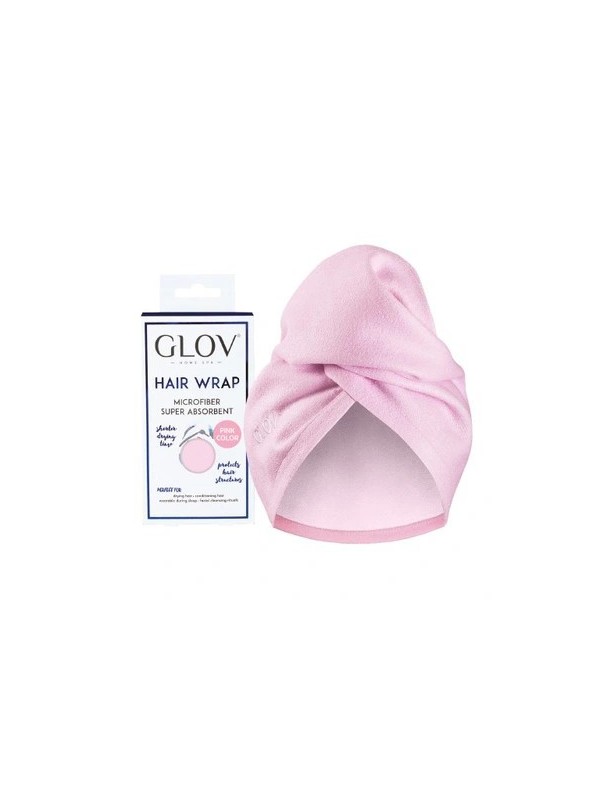 GLOV Hair Wrap Turban do włosów różowy 1 sztuka