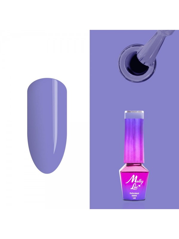 MollyLac /5/ Glamour Women Lakier Hybrydowy Violet Room 5 ml