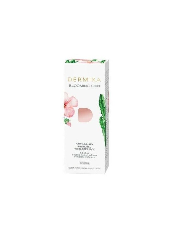 Dermika BLOOMING SKIN Nawilżający Hydrożel do twarzy wygładzający na dzień 50 ml