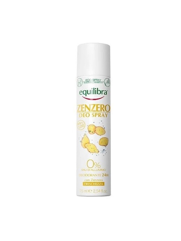 Equilibra Zenzero Imbirowy Dezodorant w spray'u 75 ml