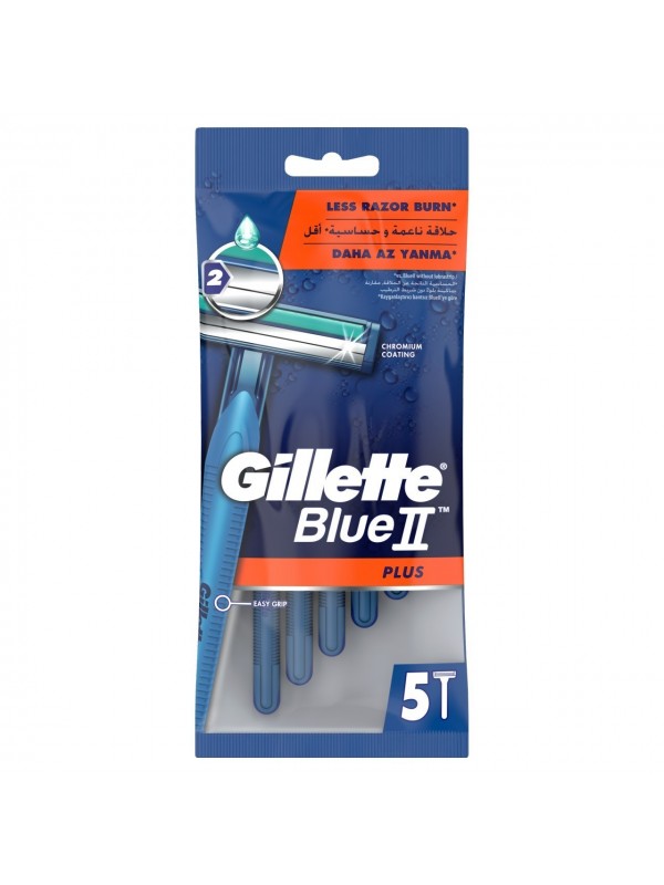 Gillette Blue II Plus Maszynki do golenia 5 sztuk