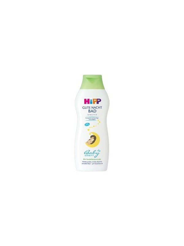 Hipp Babysanft Sensitive Na dobranoc Płyn do kąpieli dla dzieci od 1 dnia życia 350 ml