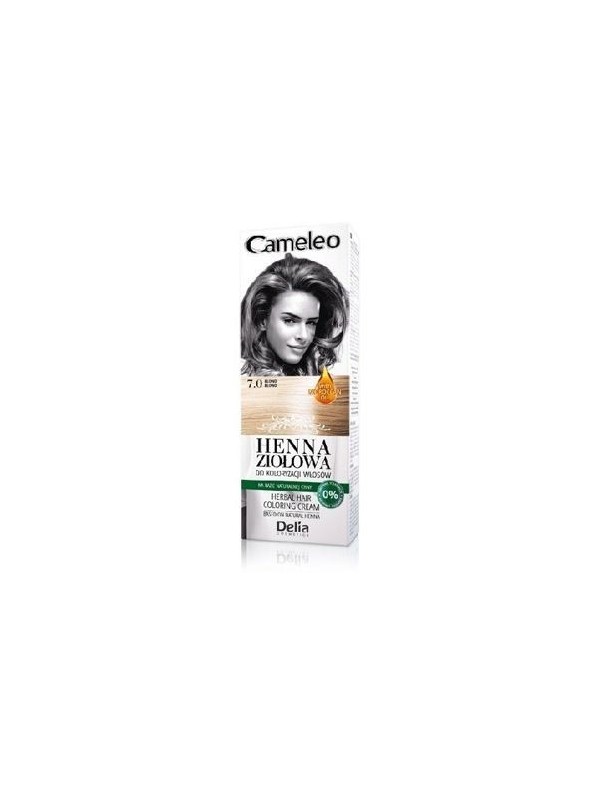 Delia Cameleo Henna ziołowa do koloryzacji włosów 7.0 Blond 75 g