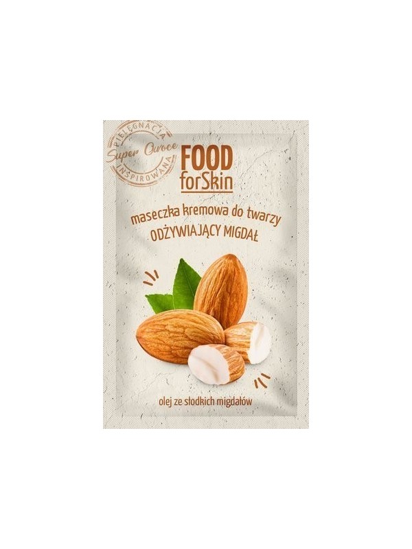 Marion Food for Skin Maseczka kremowa do twarzy odżywiający Migdał 6 ml