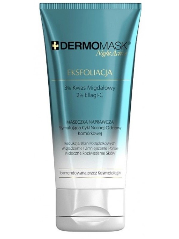 L'biotica DERMOMASK Eksfoliacja Maseczka naprawcza stymulująca Cykl nocnej Odnowy komórkowej 30 ml