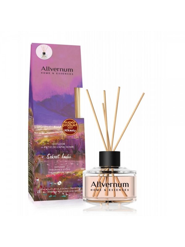 Allvernum Home & Essences Dyfuzor zapachowy Sekret Indii 50 ml