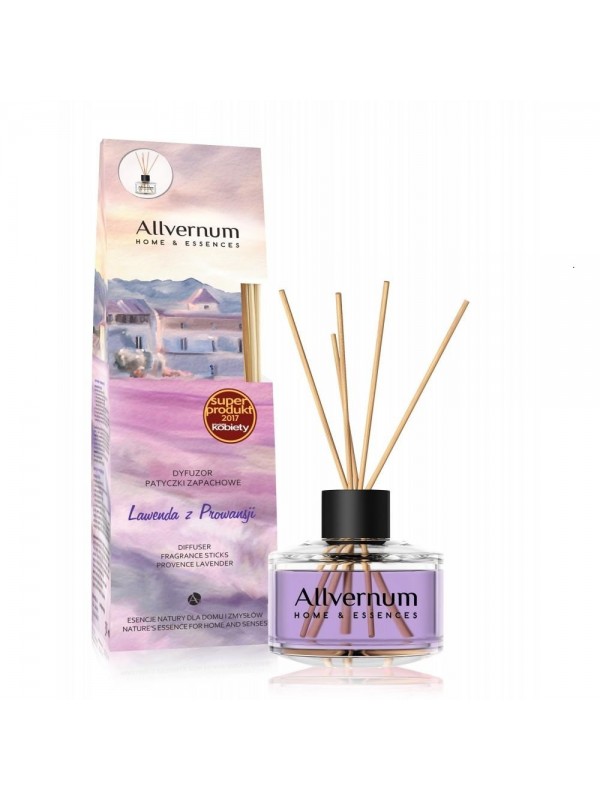 Allvernum Home & Essences Dyfuzor zapachowy Lawenda z Prowansji 50 ml