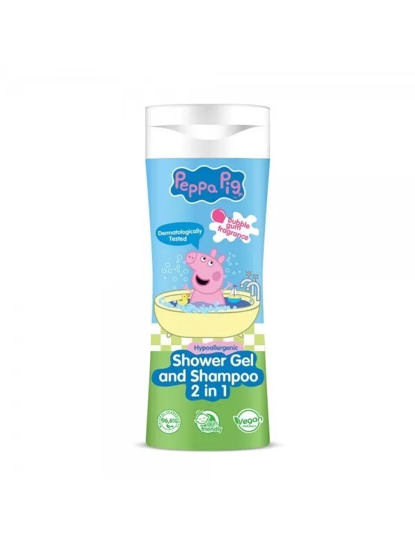 Peppa Pig 2w1 Żel pod prysznic i Szampon do włosów dla dzieci 300 ml