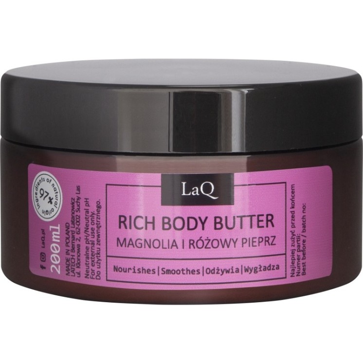 LaQ Kitty Magnolia Nourishing and Smoothing Body Butter 200 ml