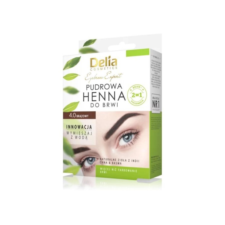 Delia Henna for eyebrows powder 4.0 Brown 4 g