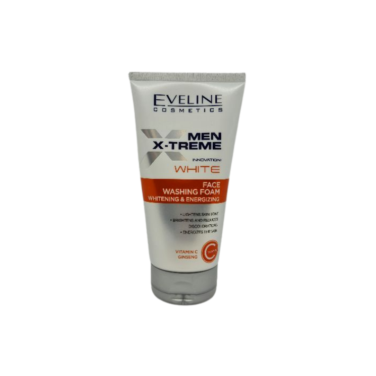 Eveline Men X-Treme Innovation ! White Whitening and Energizing Facial Cleansing Foam 150 ml