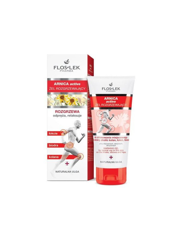 Floslek ARNICA Active Żel rozgrzewający z ekstraktem z 14 ziół 200 ml