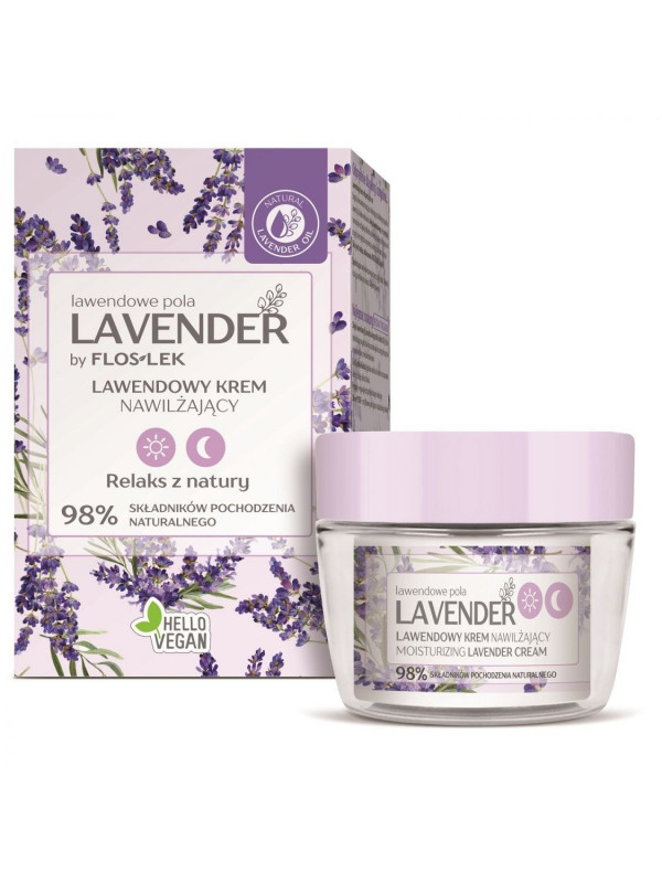 Floslek LAVENDER Krem do twarzy nawilżający 50 ml