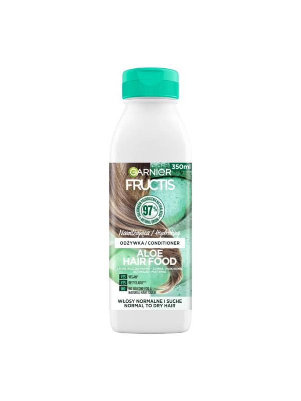 Garnier Fructis Aloes Hair Food nawilżająca Odżywka do włosów normalnych i suchych 350 ml