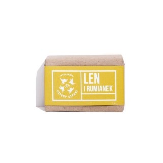 Mydlarnia Cztery Szpaki natural Flax and Chamomile Soap 110 g