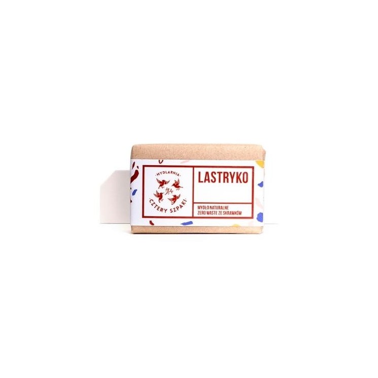 Mydlarnia Cztery Szpaki Natural Terrazzo Zero Waste Soap from Scrawków 110 g