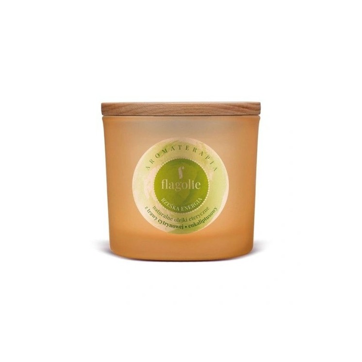 Flagolie Natural soy candle for aromatherapy Rześka Energia 170 g