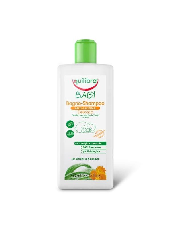 Equilibra BABY delikatny Szampon do ciała i włosów dla dzieci 250 ml