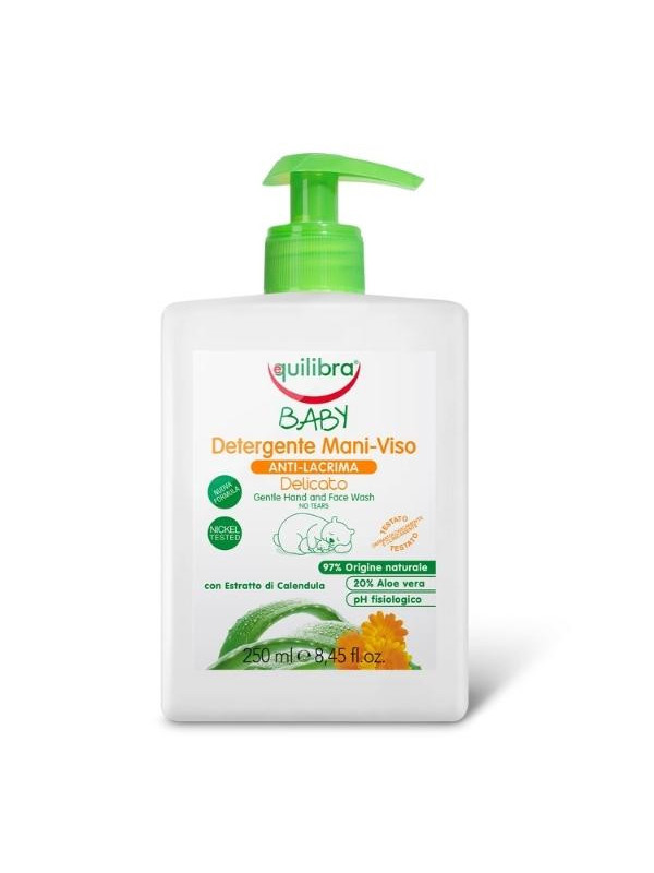 Equilibra BABY delikatny Płyn do mycia rąk i twarzy dla dzieci 250 ml