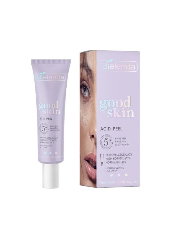 Bielenda GOOD SKIN ACID PEEL mikrozłuszczający Krem do twarzy korygująco-normalizujący 50 ml