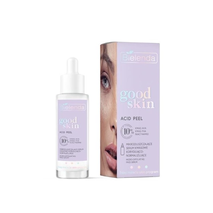 Bielenda GOOD SKIN ACID PEEL мікропілінгова коригуюча та нормалізуюча Serum для обличчя 30 мл