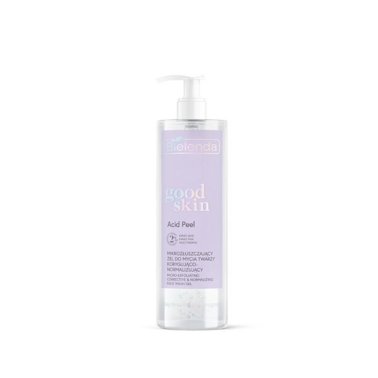 Bielenda GOOD SKIN ACID PEEL micro-exfoliating face wash gel correcting and normalizing 195 g