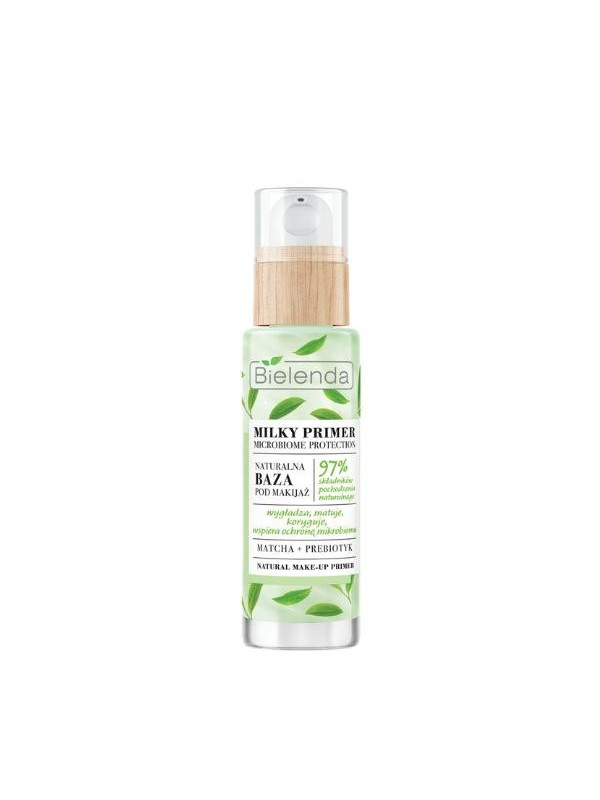 Bielenda MILKY PRIMER MICROBIOME PROTECTION naturalna Baza pod makijaż Matcha + Prebiotyk 30 ml