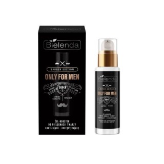 Bielenda ONLY FOR MEN BARBER EDITION Face Gel-Booster для чоловіків зволожуючий та енергійний 30 мл(31-01-2026)