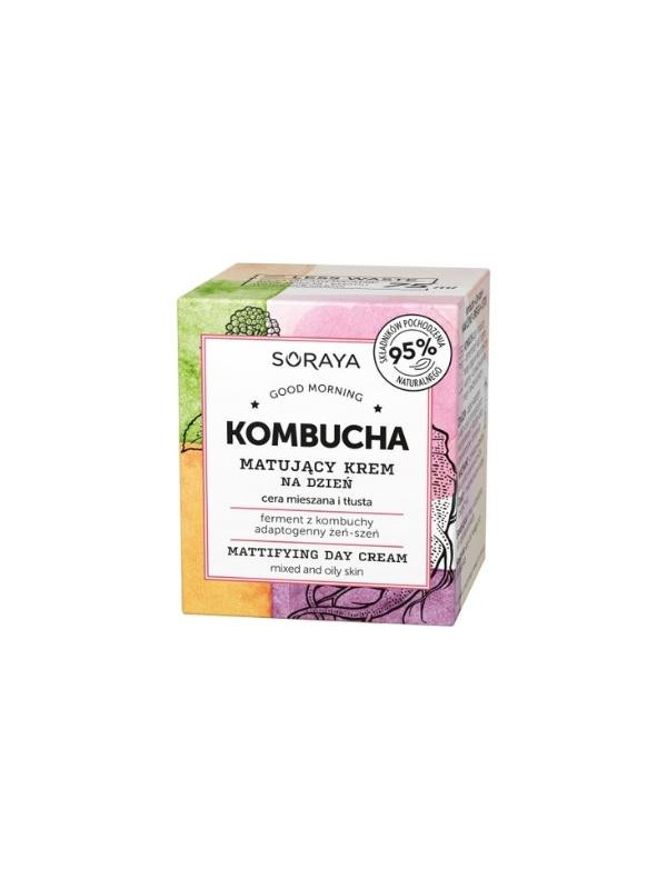 Soraya KOMBUCHA matujący Krem do twarzy na dzień cera mieszana i tłusta 75 ml