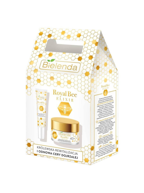 Bielenda Zestaw Prezentowy ROYAL BEE ELIXIR Krem do twarzy na dzień i noc + Krem pod oczy