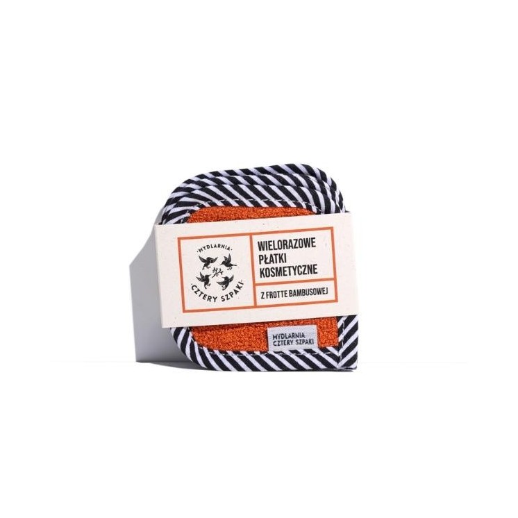 Mydlarnia Cztery Szpaki Reusable Bamboo Terry Cotton Pads 5 pcs