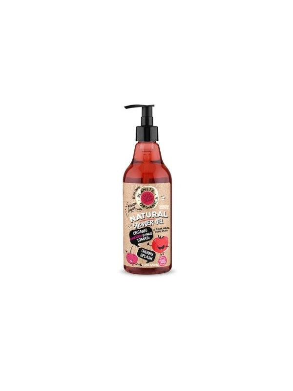 Planeta Organica Skin Super Good naturalny głęboko nawilżający Żel pod prysznic Cherry Splash 500 ml