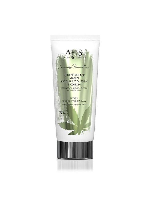 Apis Cannabis Home Care regenerujące Masło do ciała z olejem z konopi 200 ml