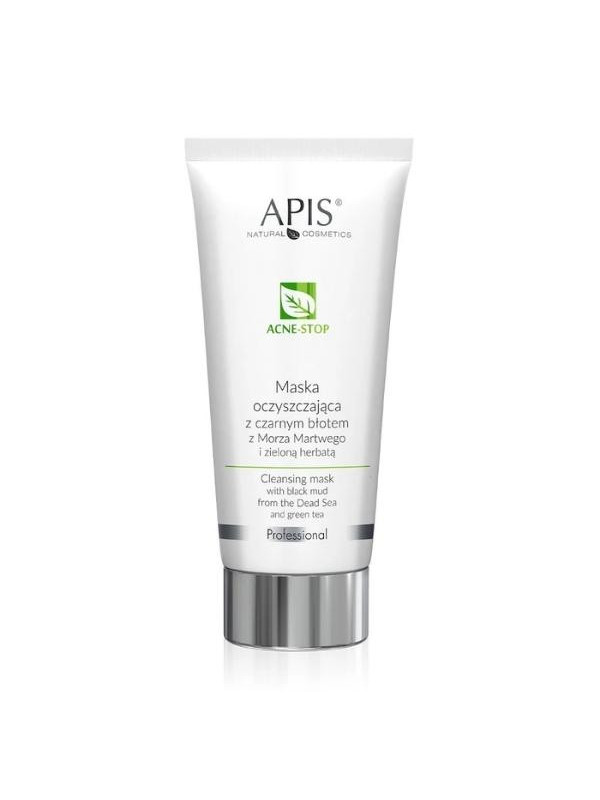 Apis Acne-Stop oczyszczająca Maska z zieloną herbatą i błotem z Morza Martwego 200 ml