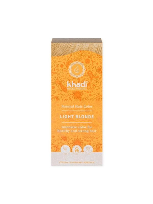 Khadi Natural Hair Colour Henna do włosów Jasny Blond 100 g