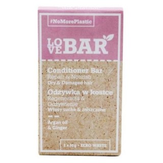 Love Bar Conditioner for Dry and Damaged Hair Argan Oil & Ginger 2x30 g (31-08-2026)
