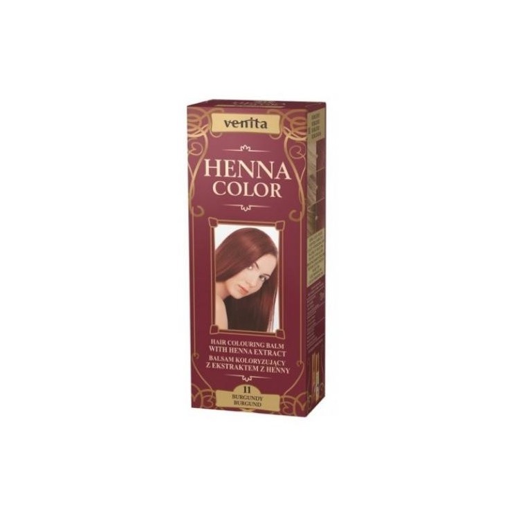 Бальзам Venita Henna Color Coloring з екстрактом хни /11/ Бордовий 75 мл