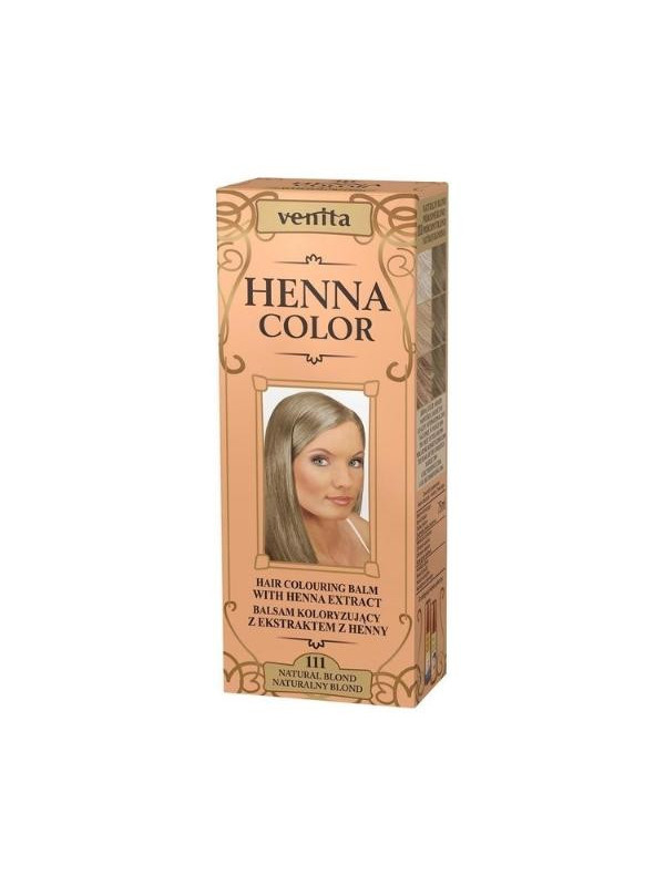 Venita Henna Color Balsam koloryzujący z ekstraktem z henny /111/ Natural Blond 75 ml